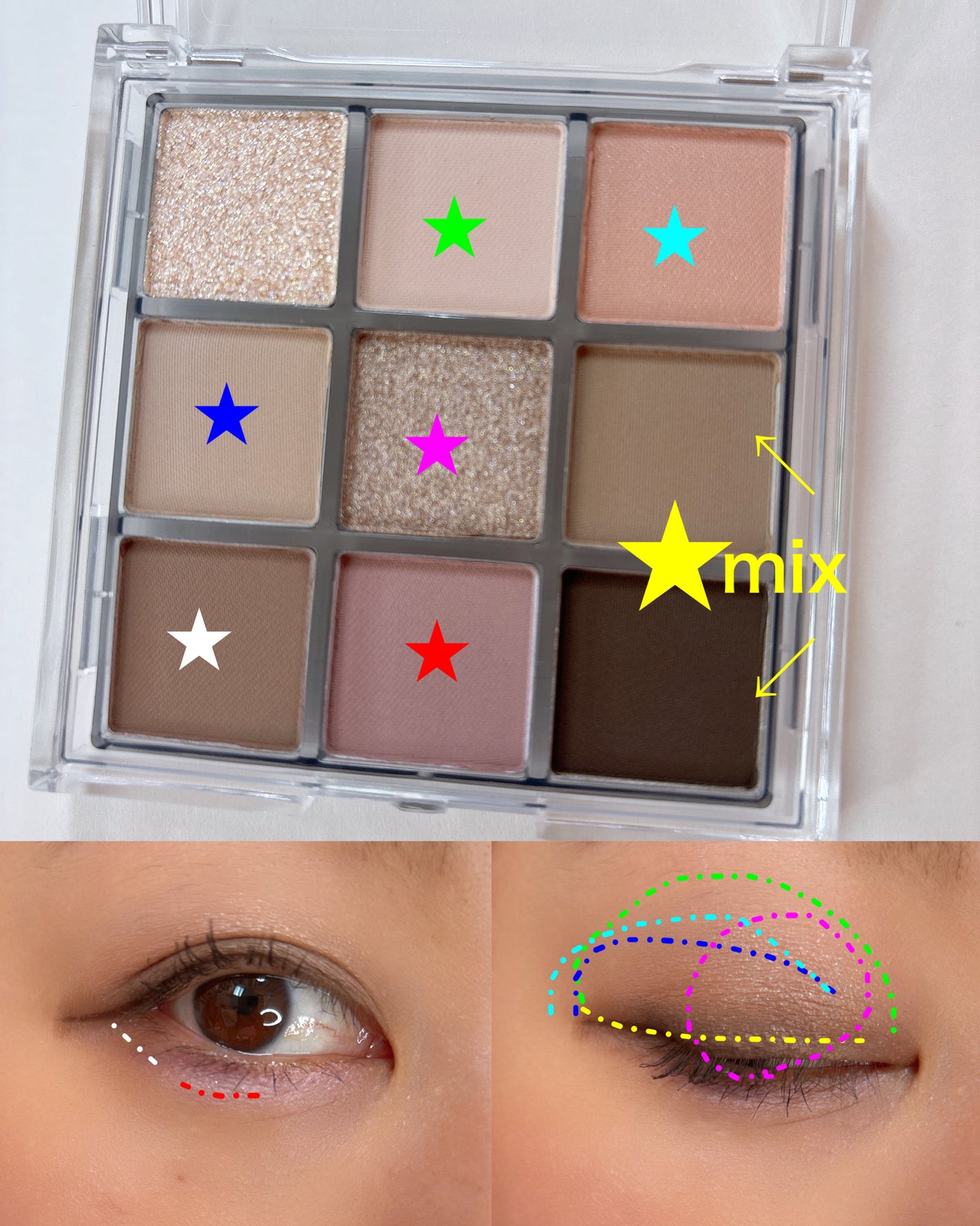 KEYBO FALL IN LOVE SHADOW PALETTE/keybo/アイシャドウパレットを使ったクチコミ(6枚目)