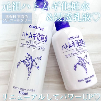 ハトムギ化粧水(ナチュリエ スキンコンディショナー R )/ナチュリエ/化粧水を使ったクチコミ(1枚目)