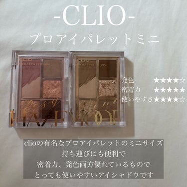 プロ アイパレット ミニ/CLIO/アイシャドウパレットを使ったクチコミ（2枚目）