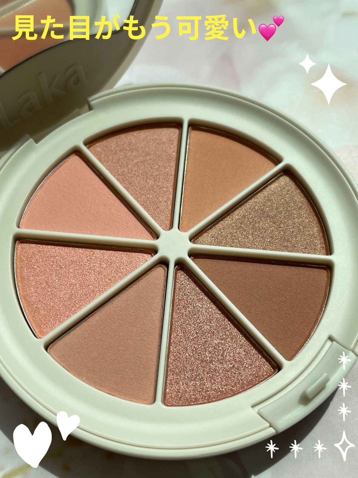 ミドルトーンアイシャドウコレクターパレット/Laka/アイシャドウパレットを使ったクチコミ(1枚目)
