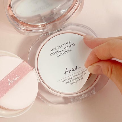 アリウル インクフェザーカバーラスティングクッション/Ariul/クッションファンデーションを使ったクチコミ(4枚目)