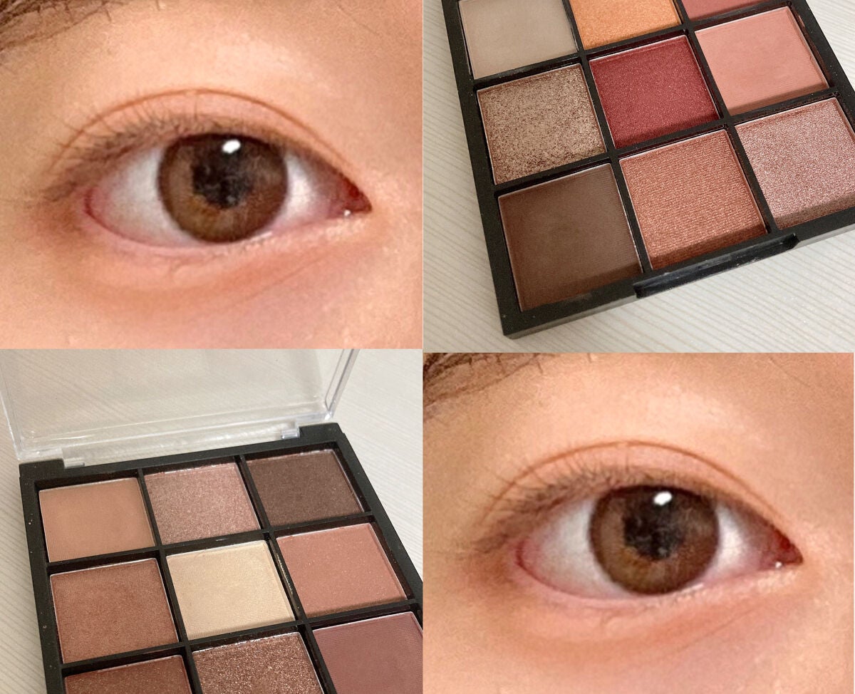 UR GLAM BLOOMING EYE COLOR PALETTE/U R GLAM/アイシャドウパレットを使ったクチコミ(2枚目)