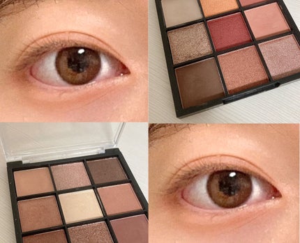 UR GLAM BLOOMING EYE COLOR PALETTE/U R GLAM/アイシャドウパレットを使ったクチコミ(2枚目)