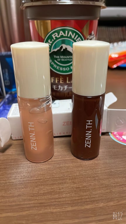 リップケアオイル 08 マロン/ZENN.th/リップオイルの画像