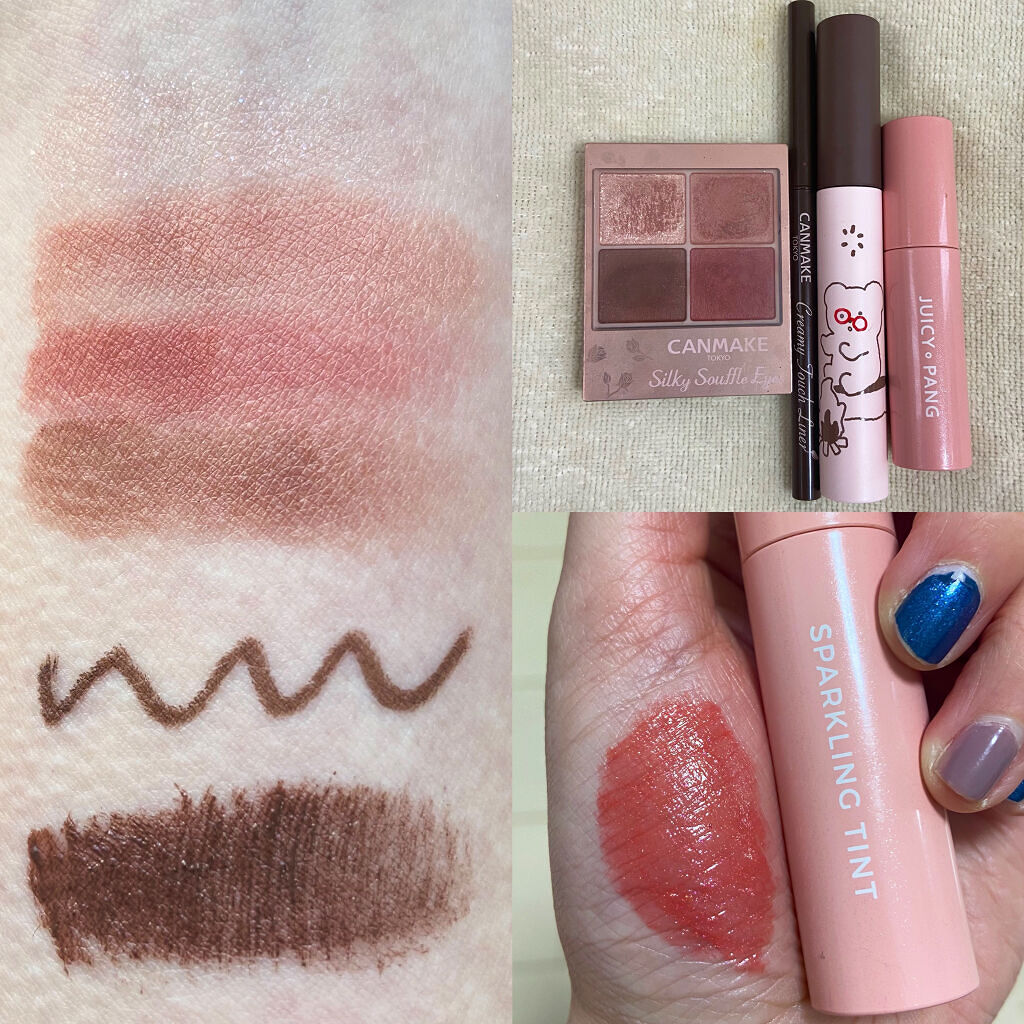 インク カラー カラ（AD） 02 BLACK MILKTEA BROWN(TETEUM)/PERIPERA/マスカラを使ったクチコミ（3枚目）