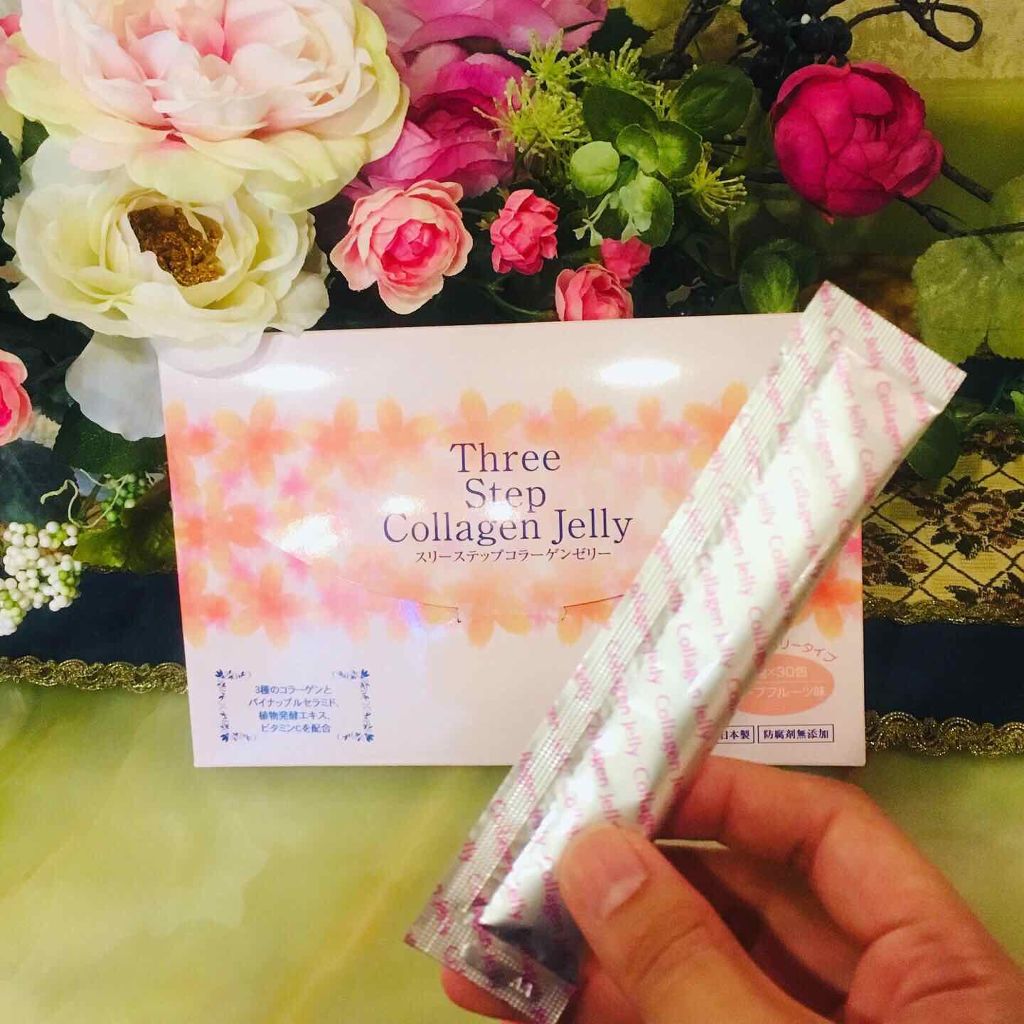 スリーステップコラーゲンゼリー/きめやか美研/美容サプリメントを使ったクチコミ（3枚目）