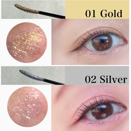 パーマネントグリッター マスカラ/FASIO/マスカラを使ったクチコミ(4枚目)