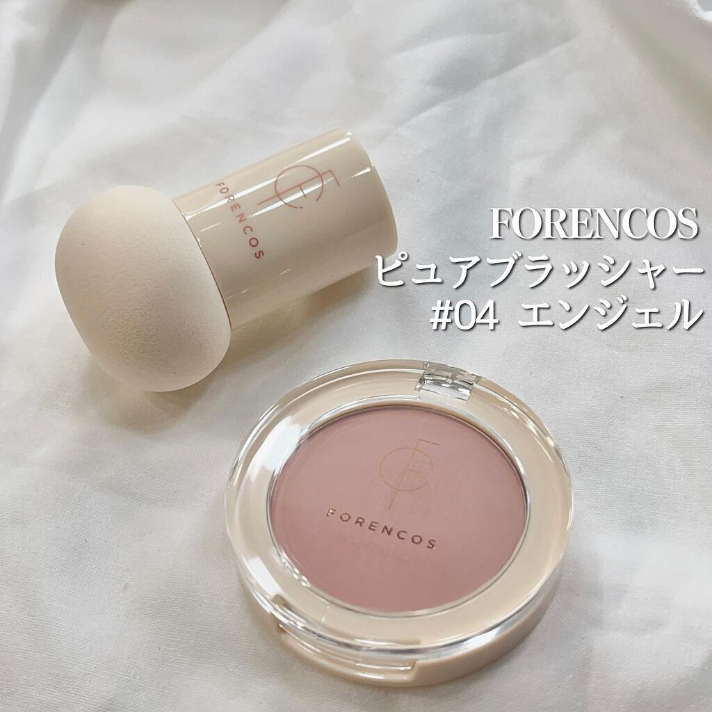 ピュアブラッシャー パフ付き/フォレンコス/パウダーチークを使ったクチコミ(1枚目)