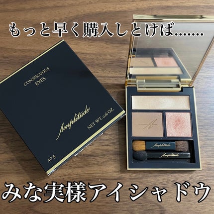 コンスピキュアス アイズ/Amplitude/アイシャドウパレットを使ったクチコミ(1枚目)