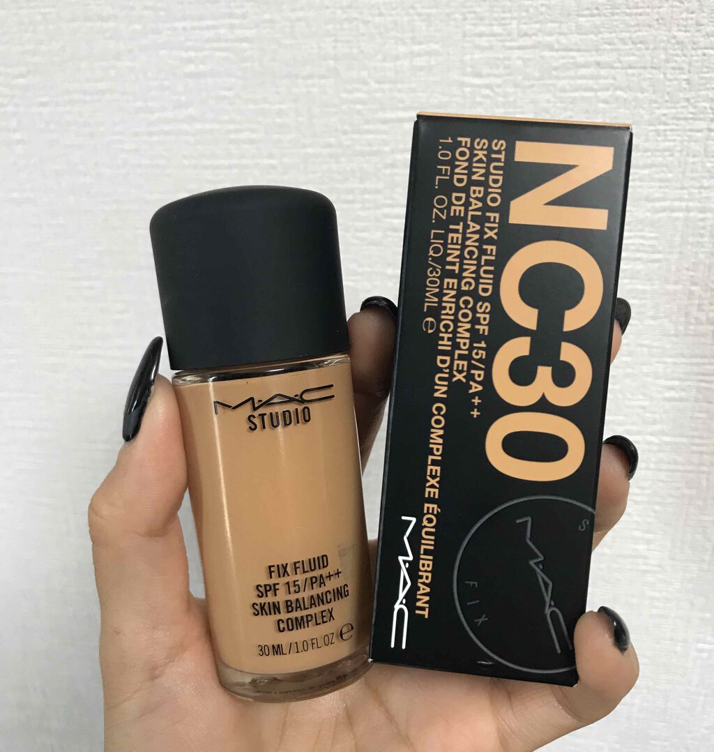スタジオフィックス フルイッド SPF 15/M・A・C/リキッドファンデーションを使ったクチコミ（2枚目）