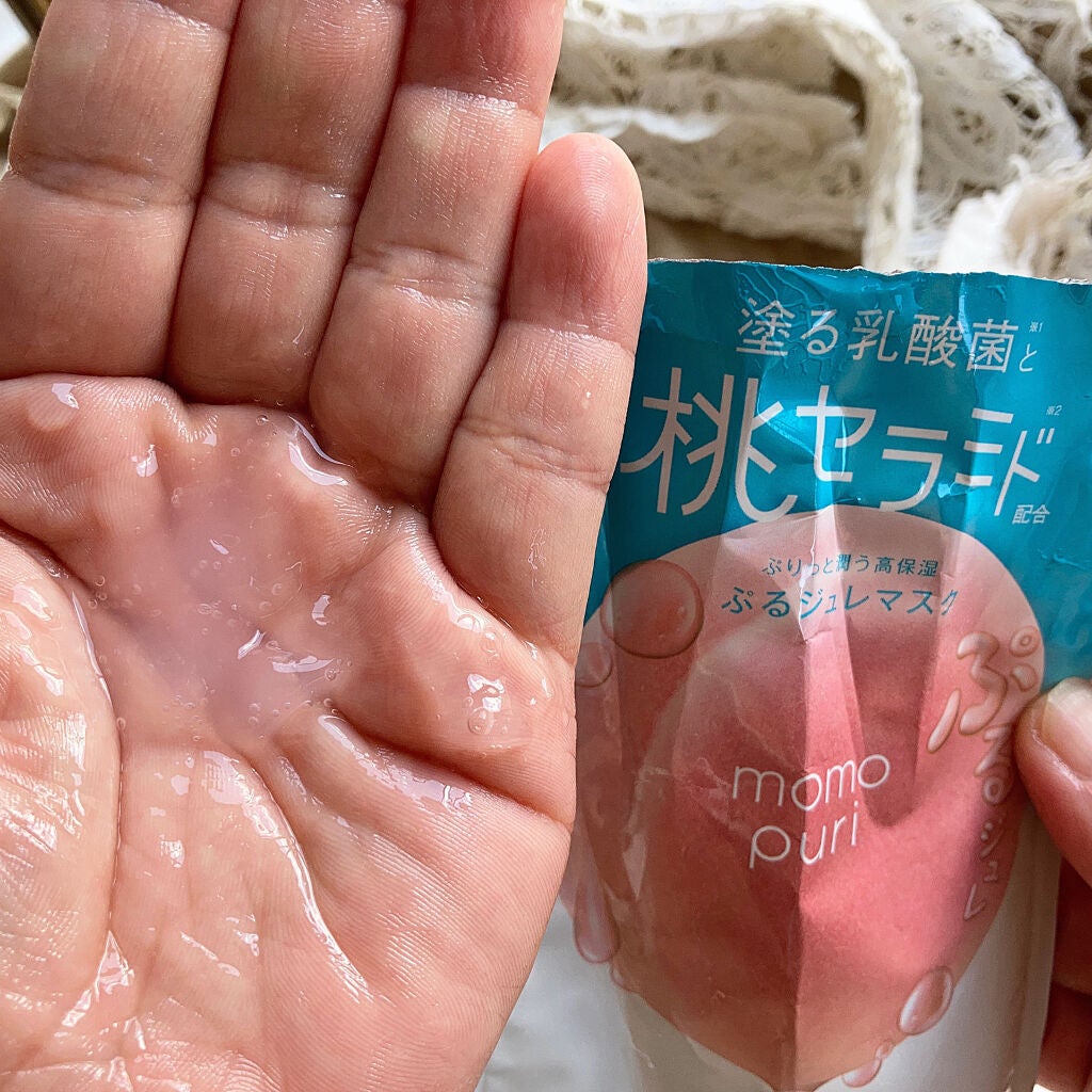 潤いぷるジュレマスク/ももぷり/シートマスク・パックを使ったクチコミ(4枚目)