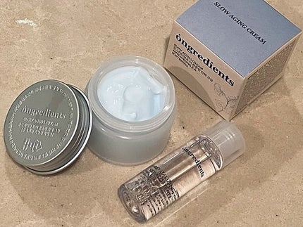 Slow Aging Cream /Ongredients/フェイスクリームを使ったクチコミ(1枚目)