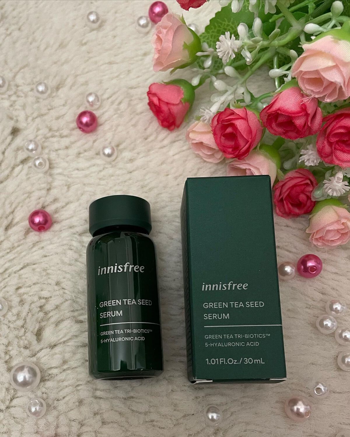 グリーンティーシード セラム N/innisfree/美容液を使ったクチコミ(2枚目)