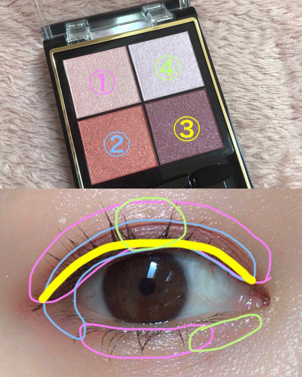 リアルクローズシャドウ/excel/アイシャドウパレットを使ったクチコミ(2枚目)