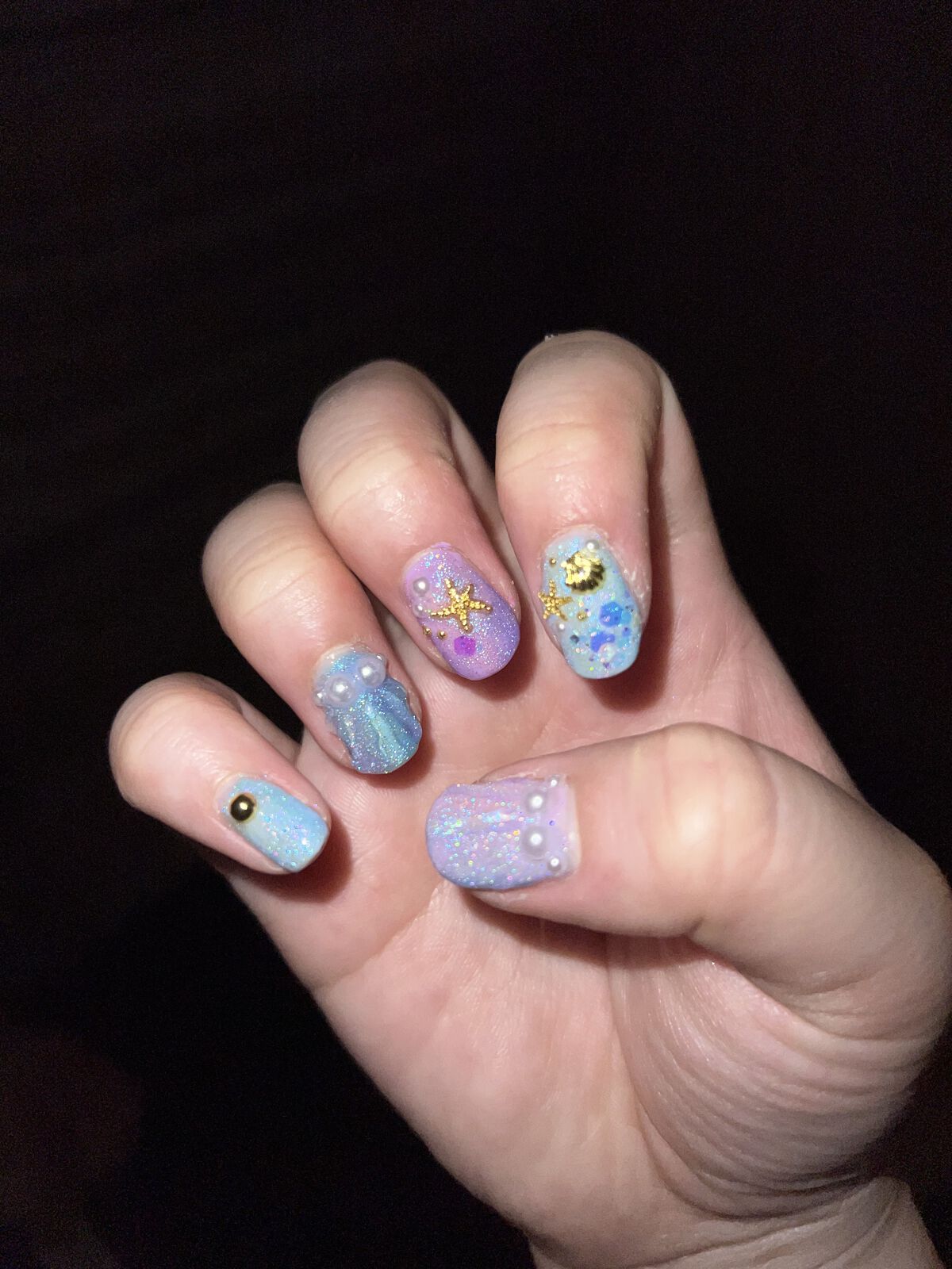 ネイルパーツ/セリア/ネイルチップ・パーツを使ったクチコミ（2枚目）