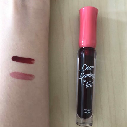 ディアダーリン ウォータージェルティント/ETUDE/リップティントを使ったクチコミ(3枚目)