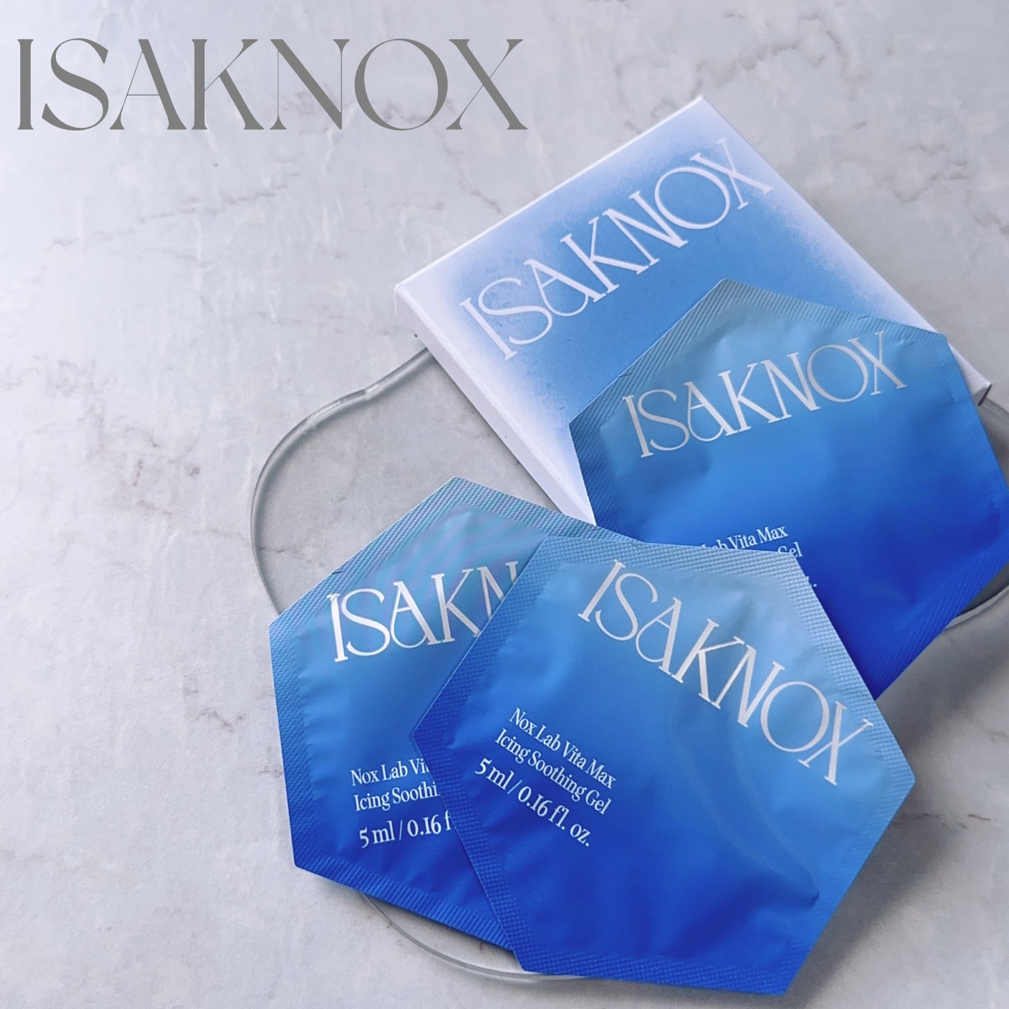 NOX LAB ビタマックス アイシング スージングジェル/ISAKNOX(イザノックス)/フェイスクリームを使ったクチコミ(1枚目)