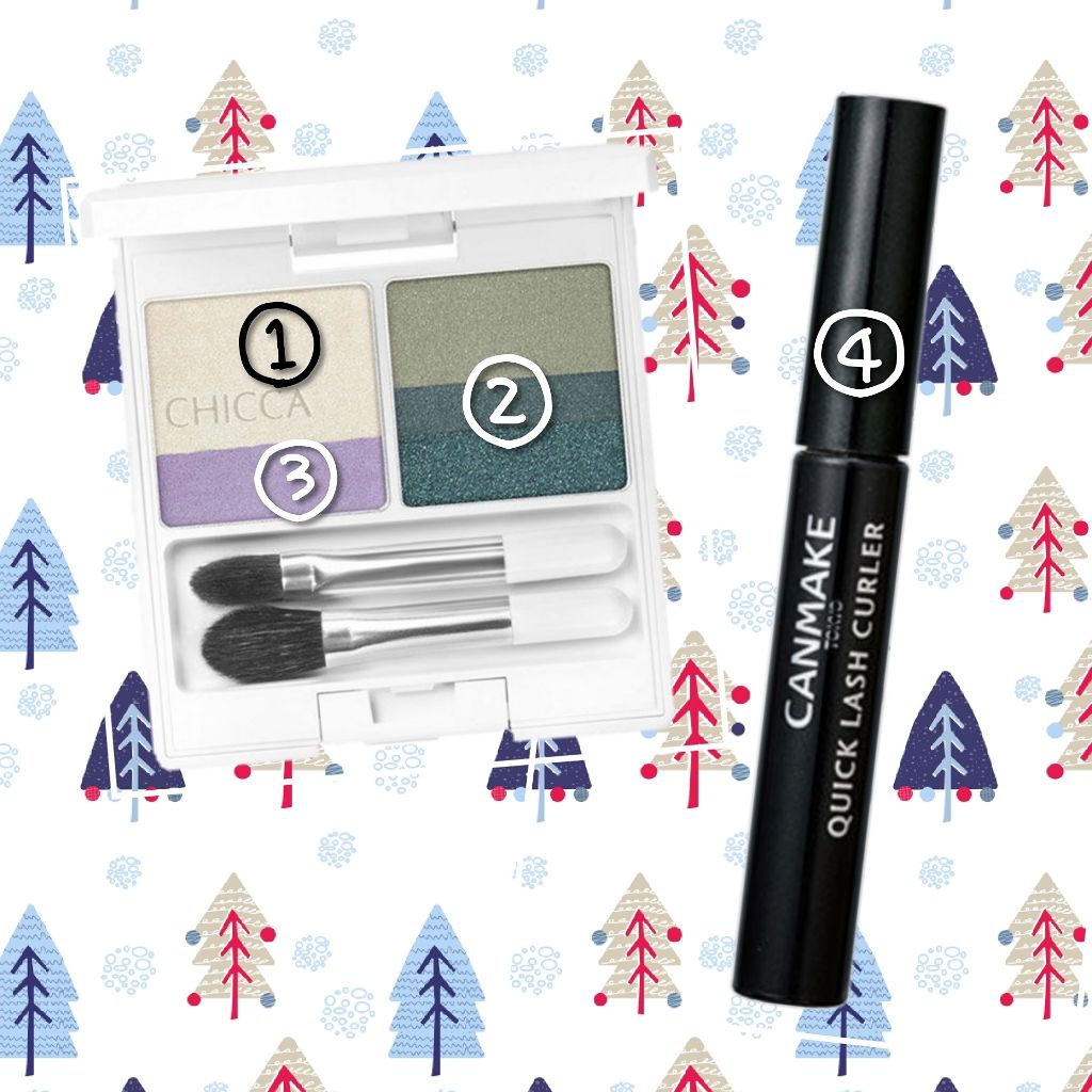 フローレスグロウ リッドテクスチャー アイシャドウ/CHICCA/アイシャドウパレットを使ったクチコミ（1枚目）