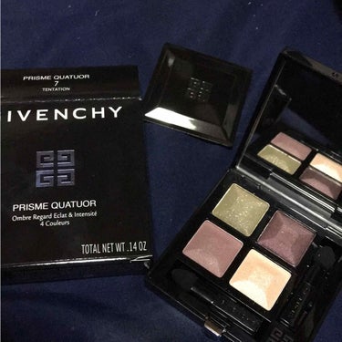 GIVENCHY プリズム・アイズ・カルテット 7 TENTATIONというカラーです。

GIVENCHYのアイシャドウはあんまり持っていないので購入しました。
発色はナチュラルめででこな落ちも気にな