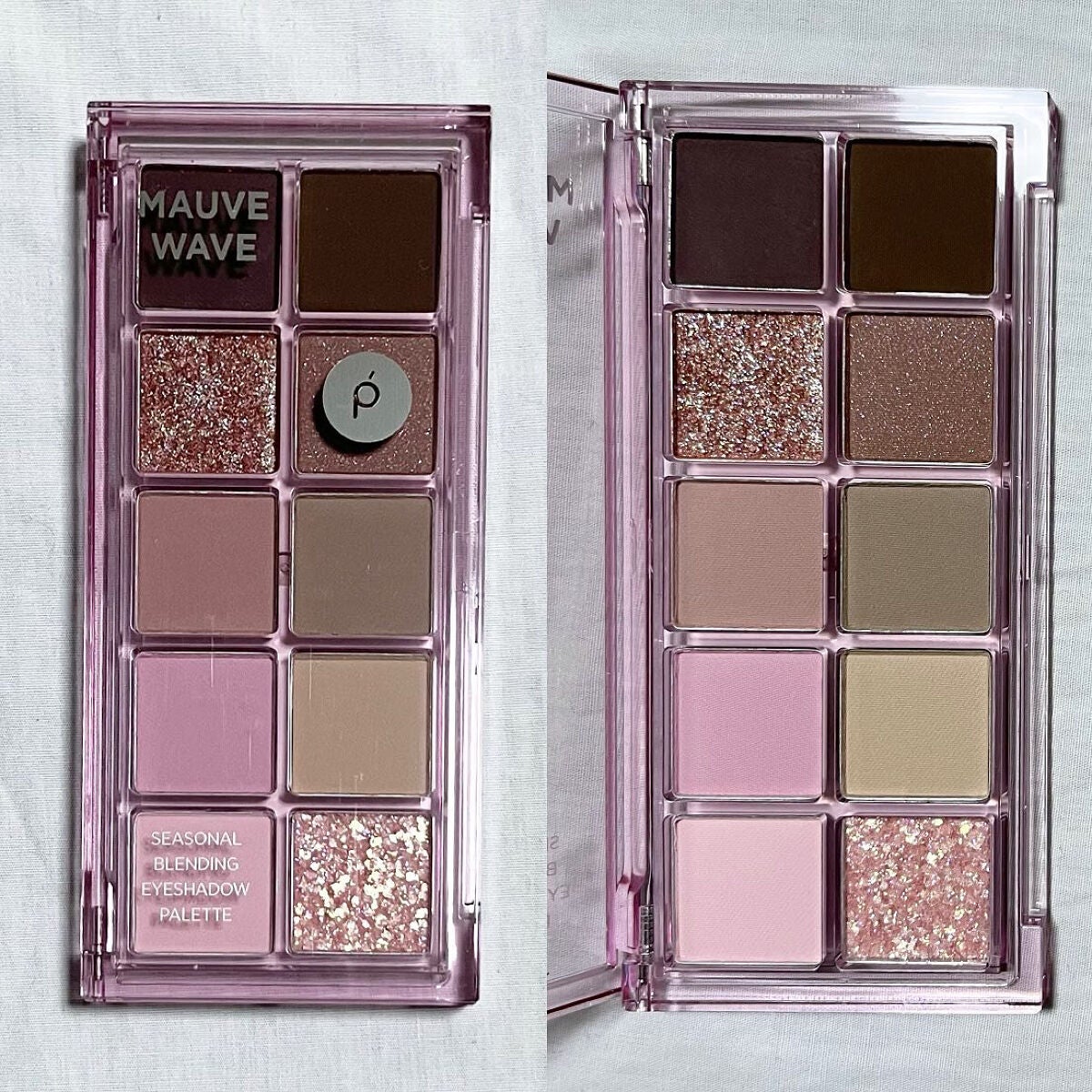 シーズナルブレンディングアイシャドウパレット/Peach C/アイシャドウパレットを使ったクチコミ(2枚目)
