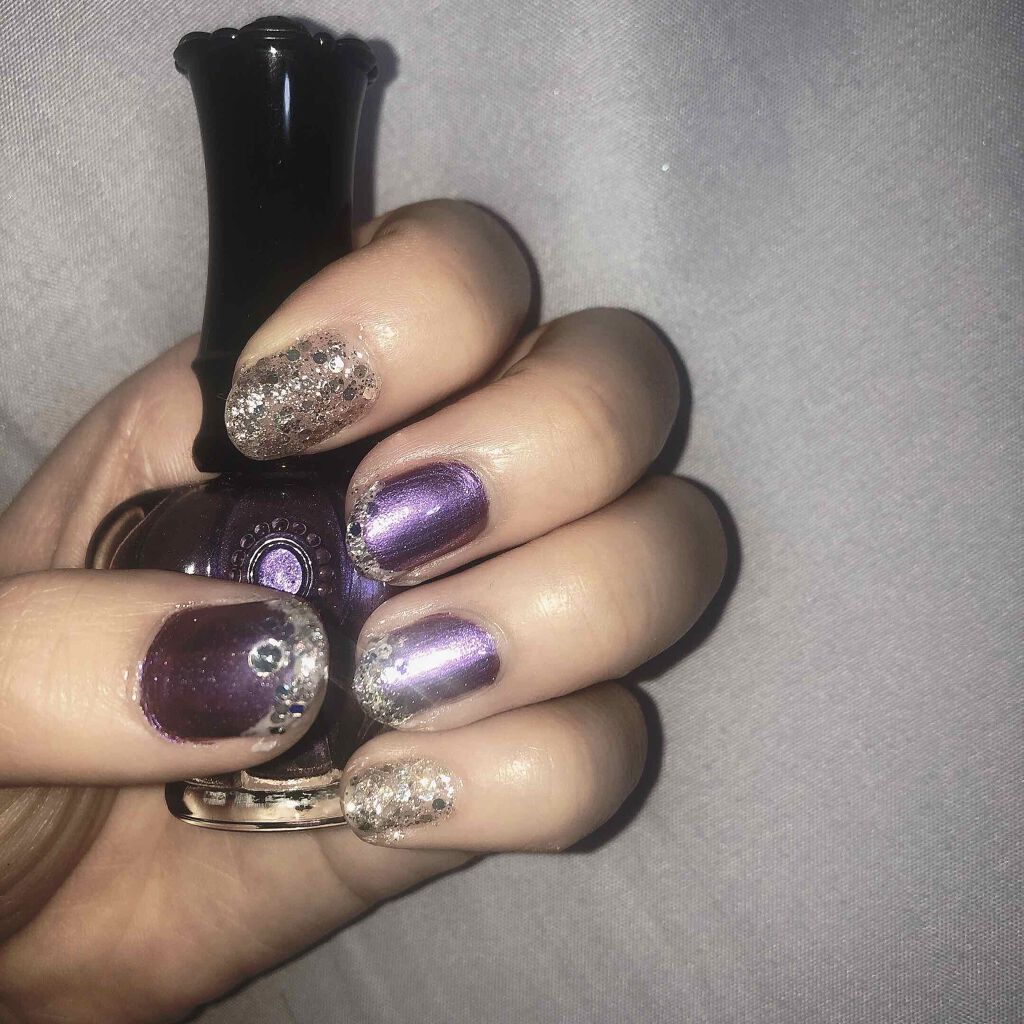 グリッター 6Pセット/DAISO/ネイルチップ・パーツを使ったクチコミ（1枚目）