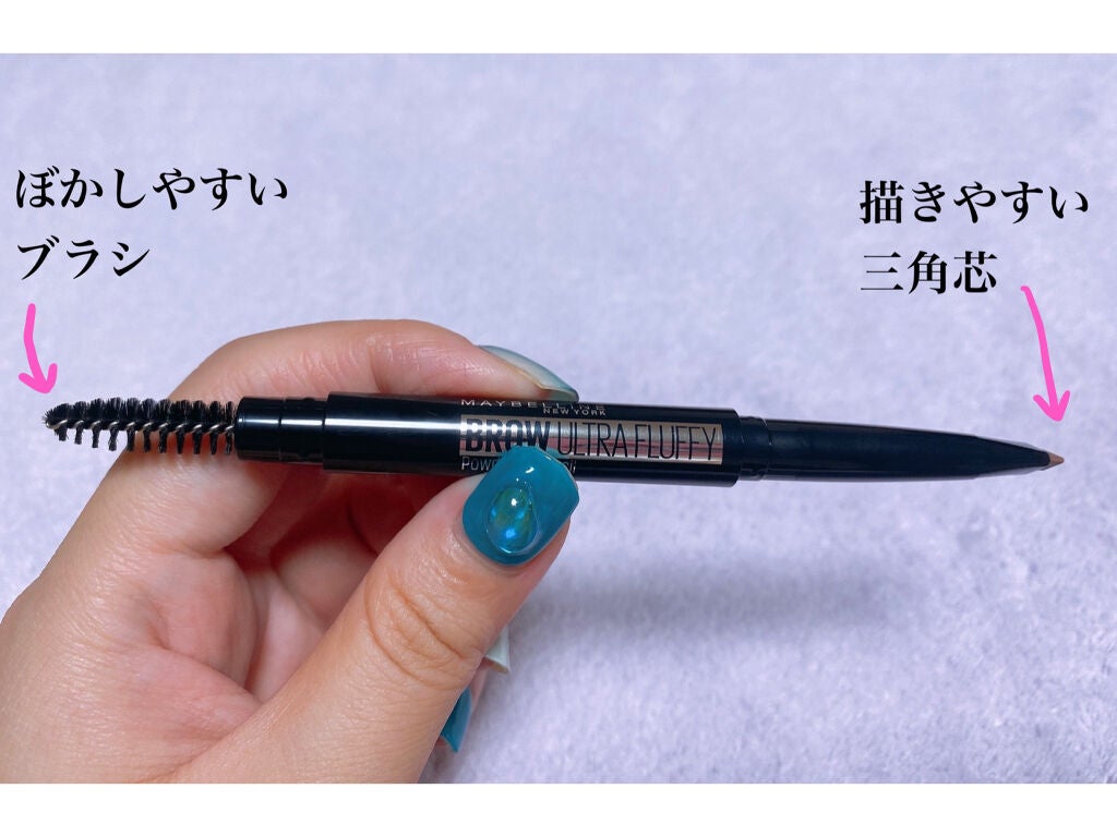 ファッションブロウ パウダーインペンシル N/MAYBELLINE NEW YORK/アイブロウペンシルを使ったクチコミ(2枚目)