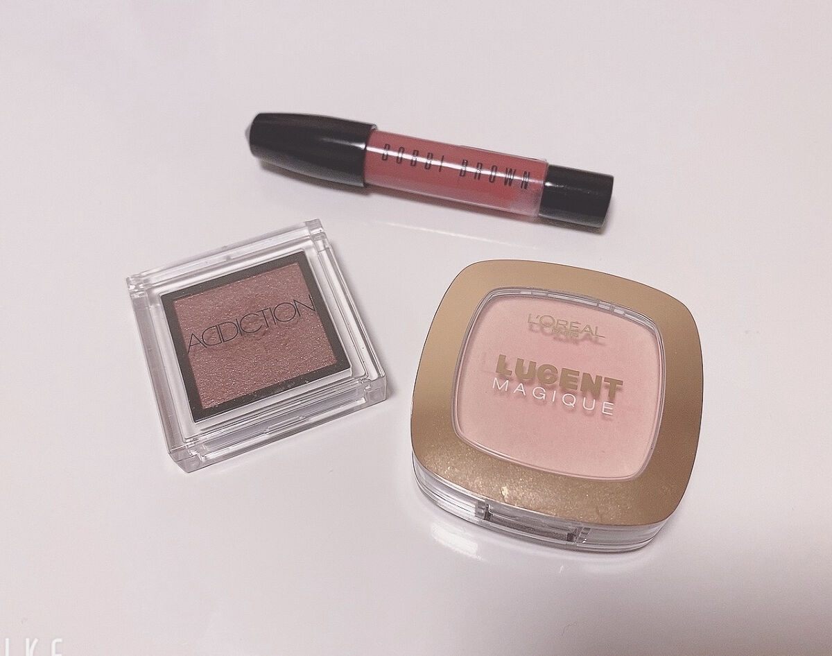 ルーセントマジック パウダーブラッシュ P3/ロレアル パリ/パウダーチークを使ったクチコミ（1枚目）