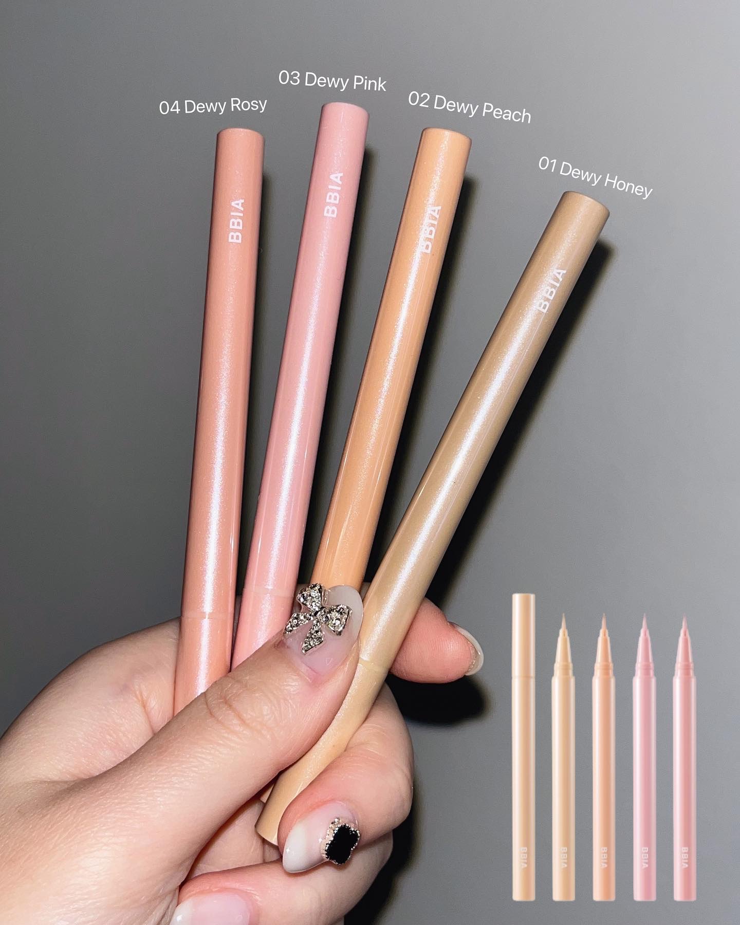 ラストグリッターハイライナー 03 デューイピンク/BBIA/リキッドアイライナーを使ったクチコミ（1枚目）