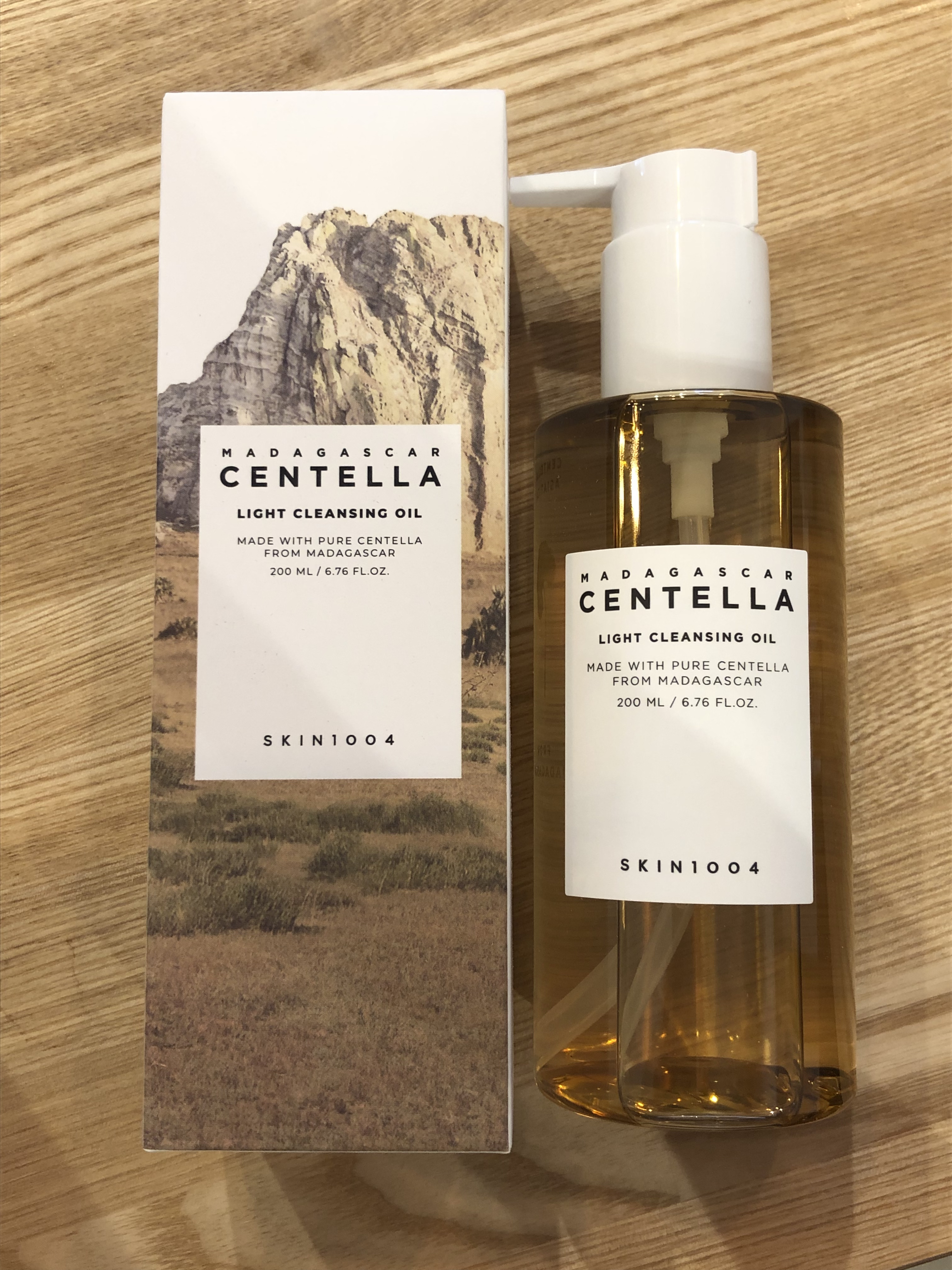 センテラ ライトクレンジングオイル/SKIN1004/オイルクレンジングを使ったクチコミ（1枚目）