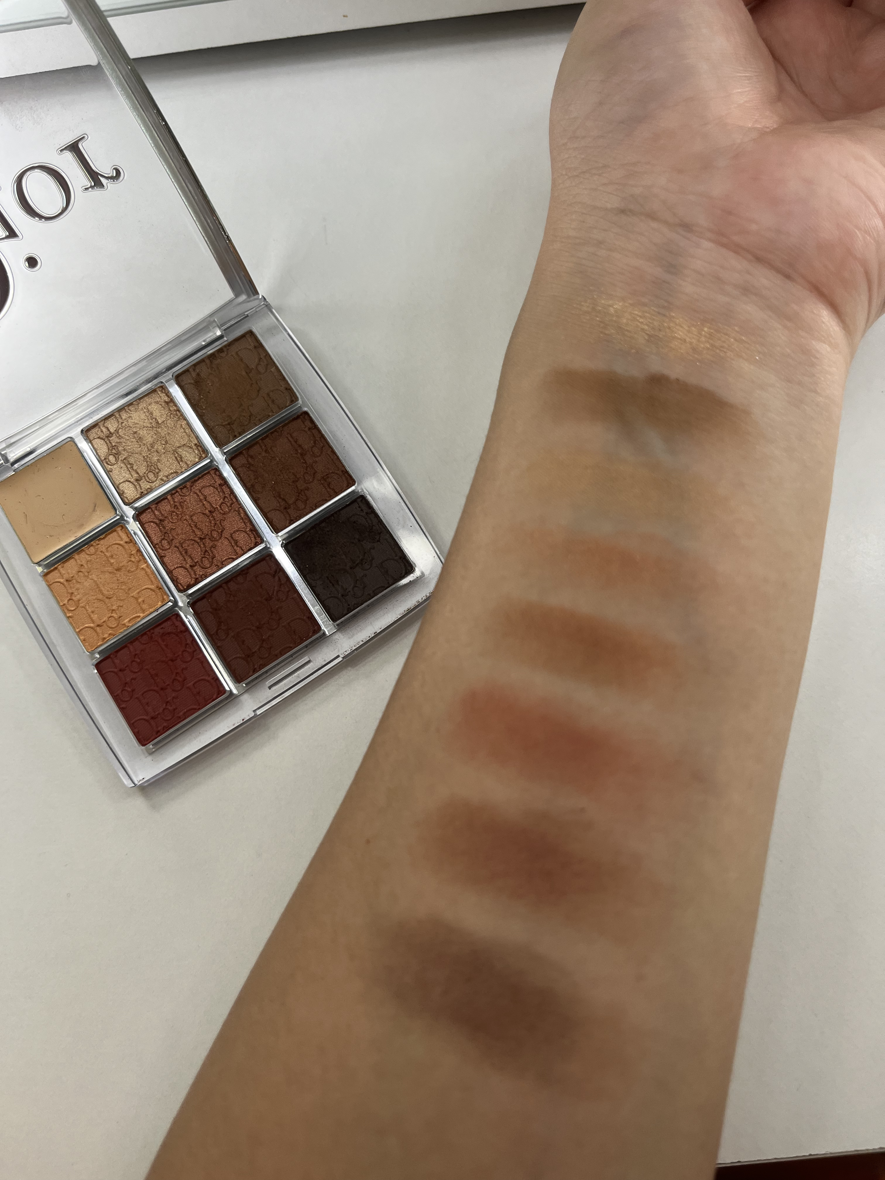 ディオール バックステージ アイ パレット 003 アンバー/Dior/アイシャドウパレットを使ったクチコミ（2枚目）