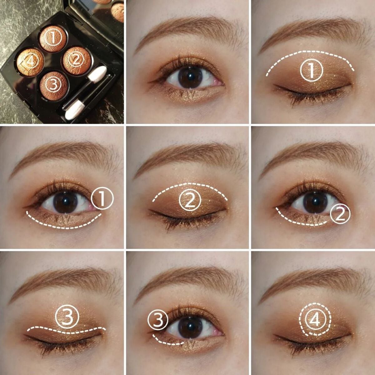 レ キャトル オンブル/CHANEL/アイシャドウパレットを使ったクチコミ(4枚目)