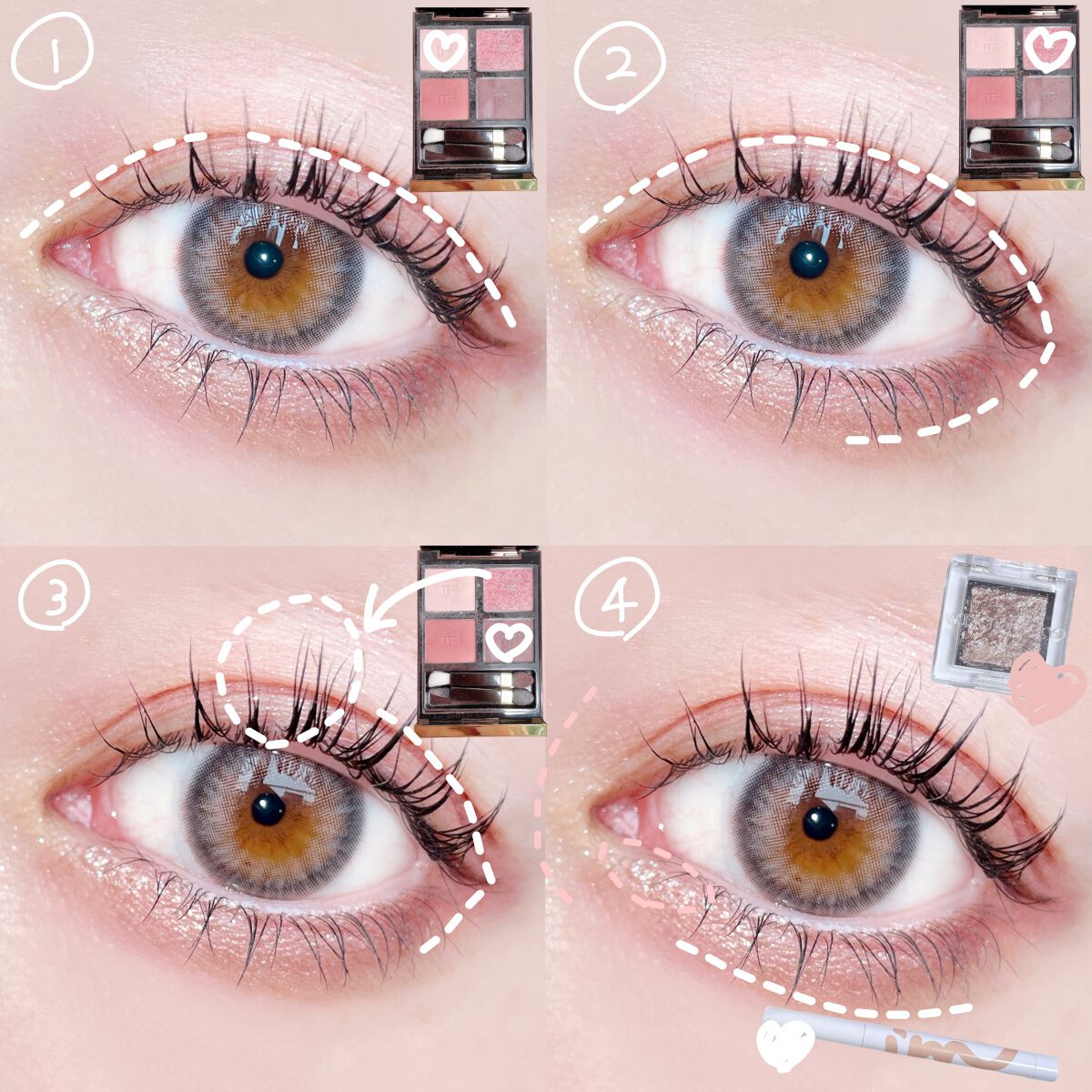 アイ カラー クォード/TOM FORD BEAUTY/アイシャドウパレットを使ったクチコミ(3枚目)