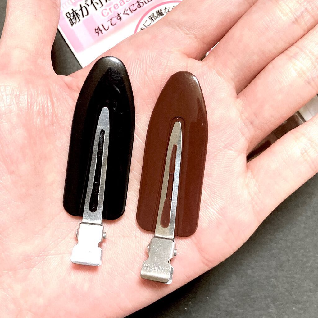 跡が付かない前髪クリップ/マペペ/ヘアアクセサリーを使ったクチコミ(3枚目)