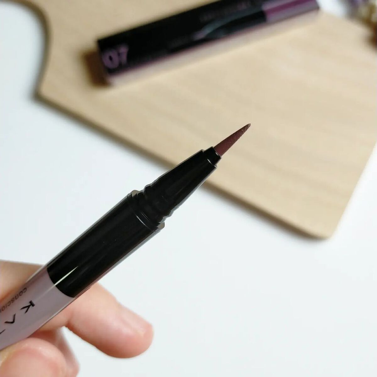 コンシャスライナーカラー/KATE/リキッドアイライナーを使ったクチコミ（3枚目）