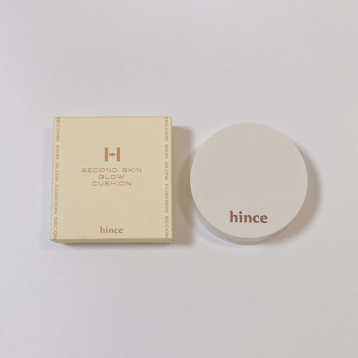 セカンドスキングロウクッション/hince/クッションファンデーションを使ったクチコミ（1枚目）