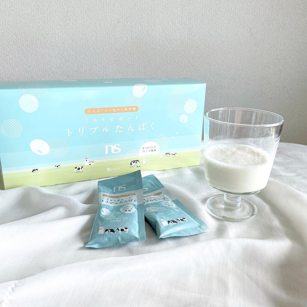 ミライサポート トリプルたんぱく/シャルレ/健康サプリメントを使ったクチコミ(1枚目)