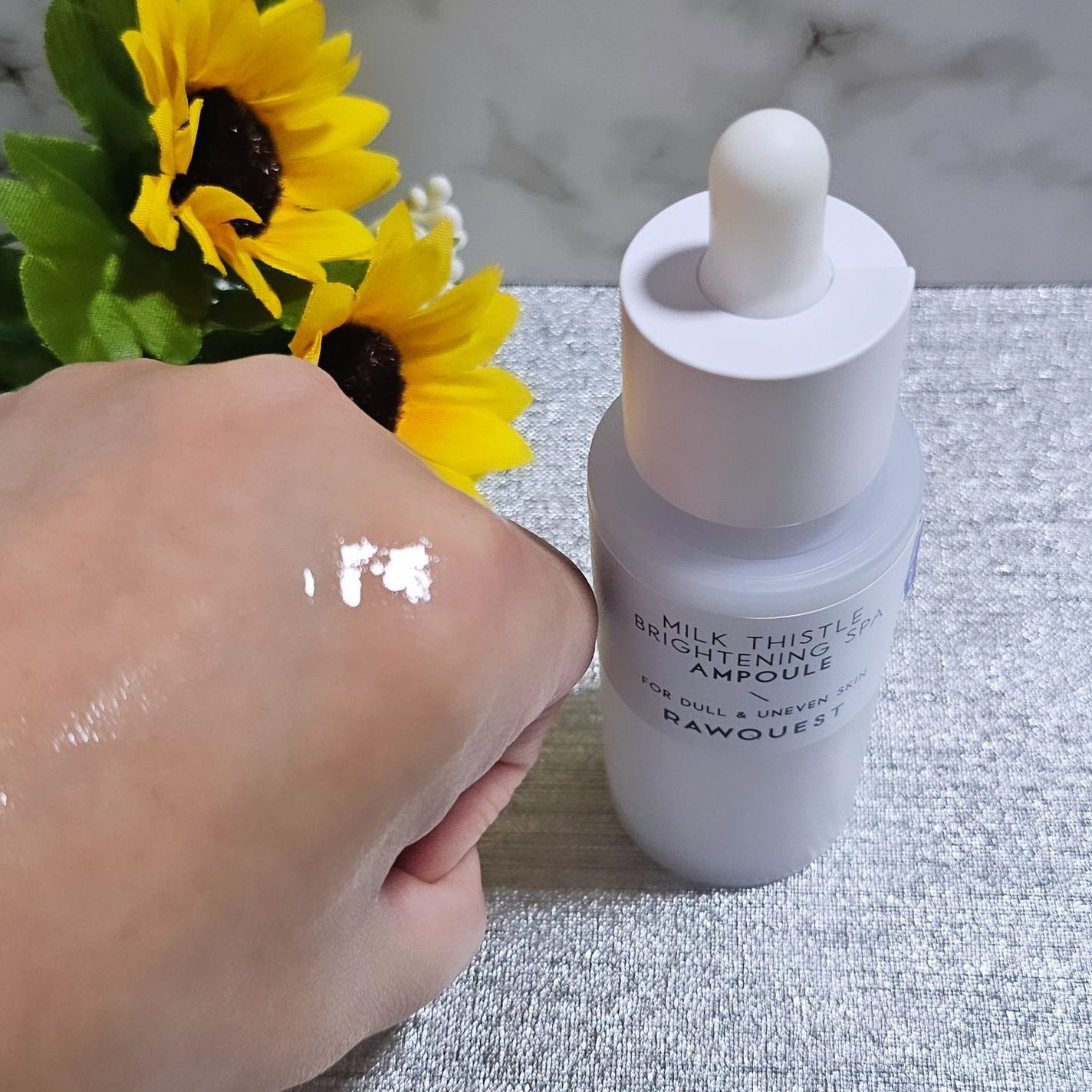 ミルクシスルブライトニングスパ アンプル/RAWQUEST/美容液を使ったクチコミ(4枚目)