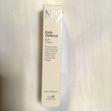 No.7 Early Defence eye cream/Boots(英国)/アイケア・アイクリームを使ったクチコミ（1枚目）