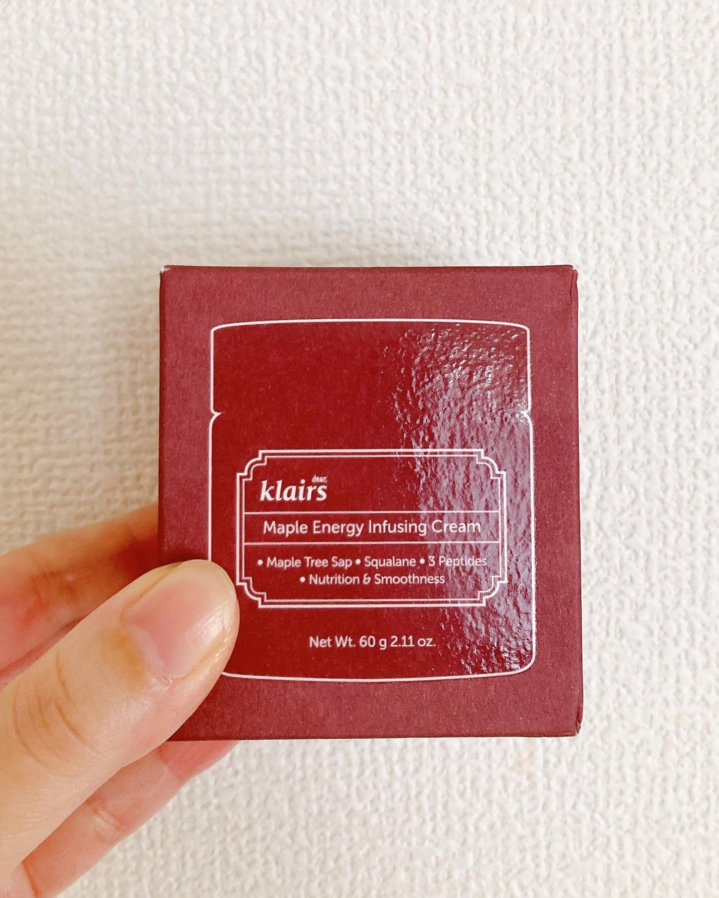 メープルエナジーインフュージングクリーム/Klairs/フェイスクリームを使ったクチコミ(5枚目)