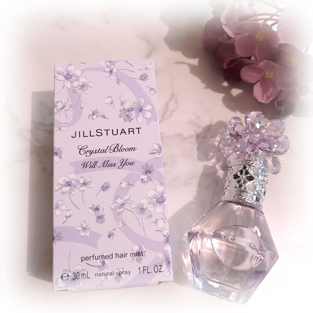 JILL STUART 限定オリジナルヘアミスト Will Miss Youの香りのクチコミ「ジェリービジューを6色購入すると
購入特典で貰える限定色のヘアミスト
『ウィルミスユー』です✨.....」（1枚目）