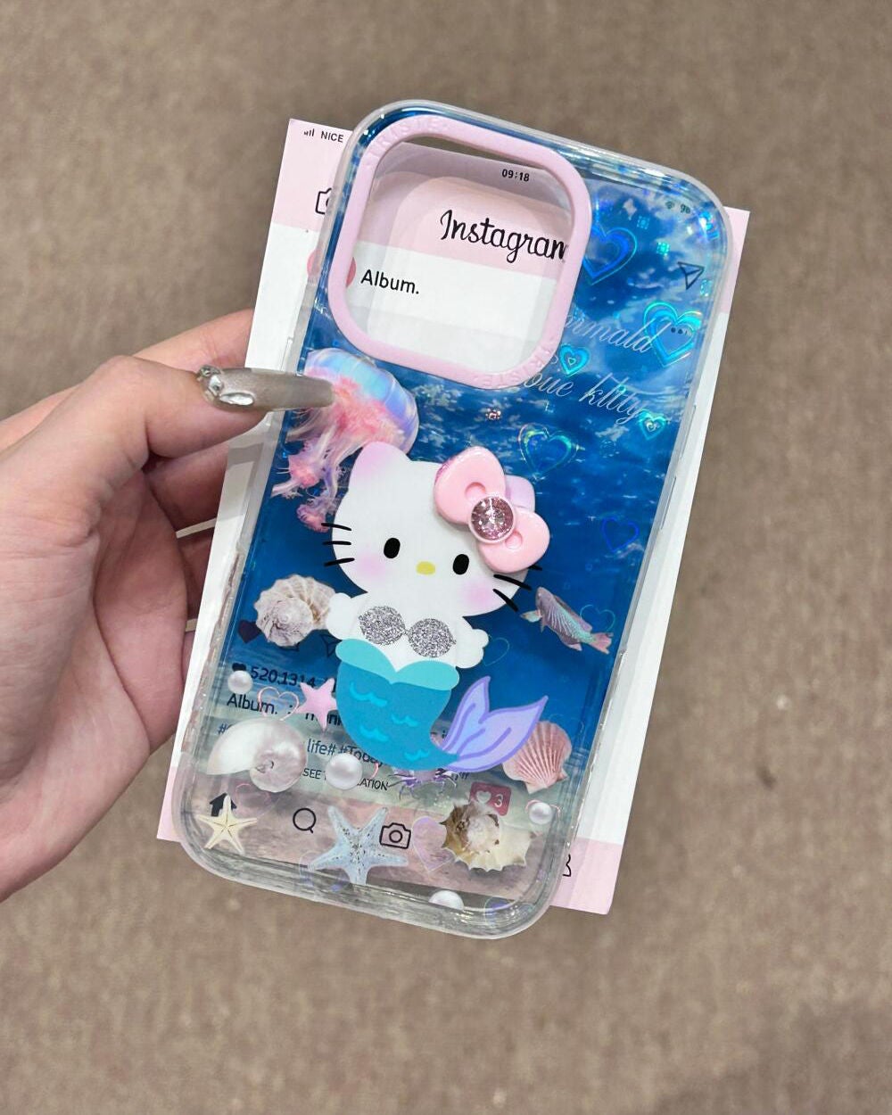 ケース大好きっ子 on LIPS 「人魚のキティーちゃん#iPhoneケース#購入品#人気#ギフト..」(2枚目)