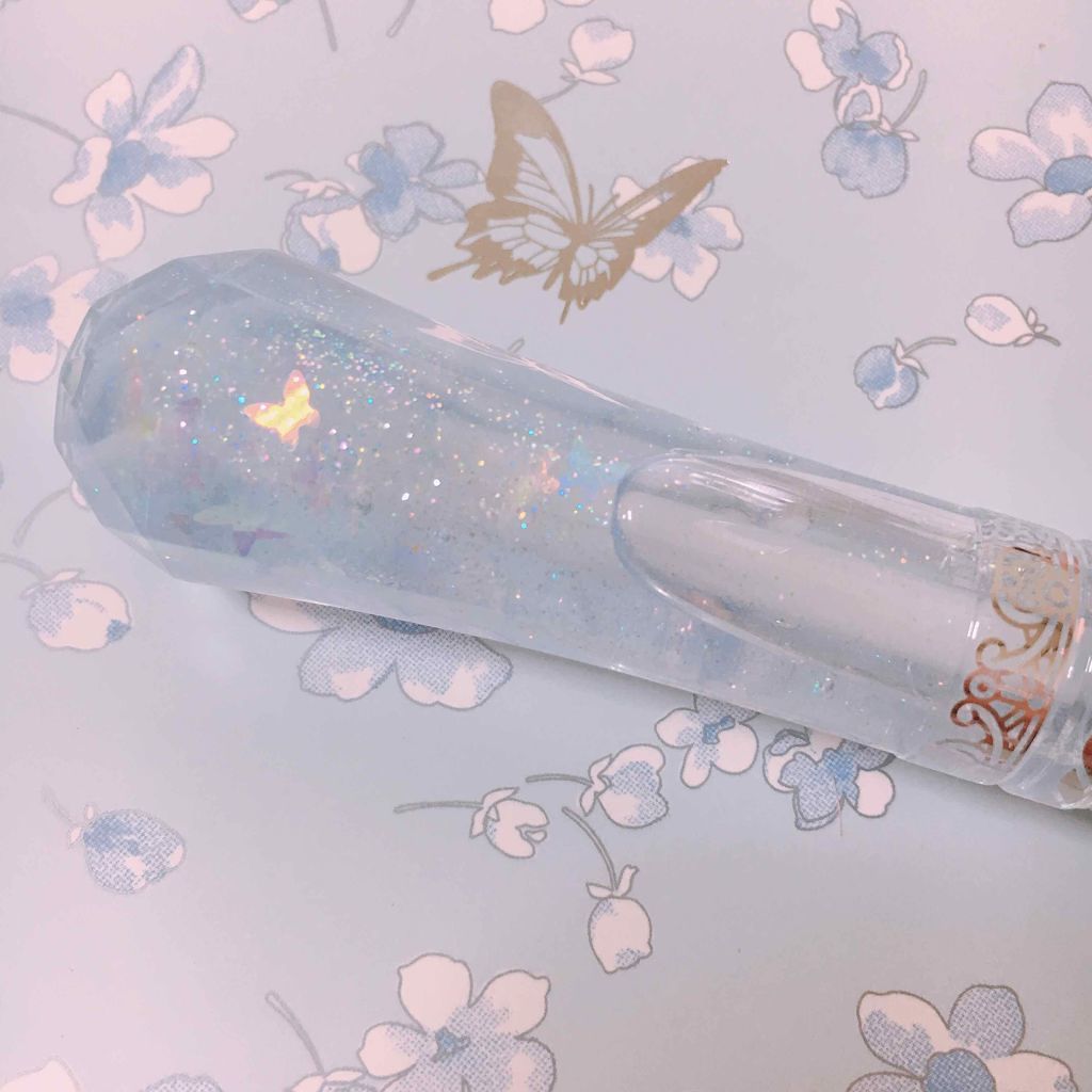 サムシングピュアブルー シマリング リップエッセンス/JILL STUART/リップケアを使ったクチコミ（2枚目）