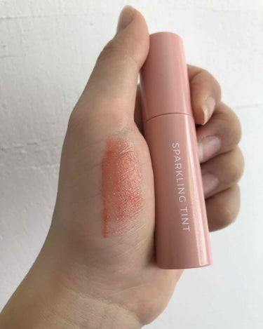 ビビッドコットン インクティント 10/innisfree/口紅を使ったクチコミ（3枚目）