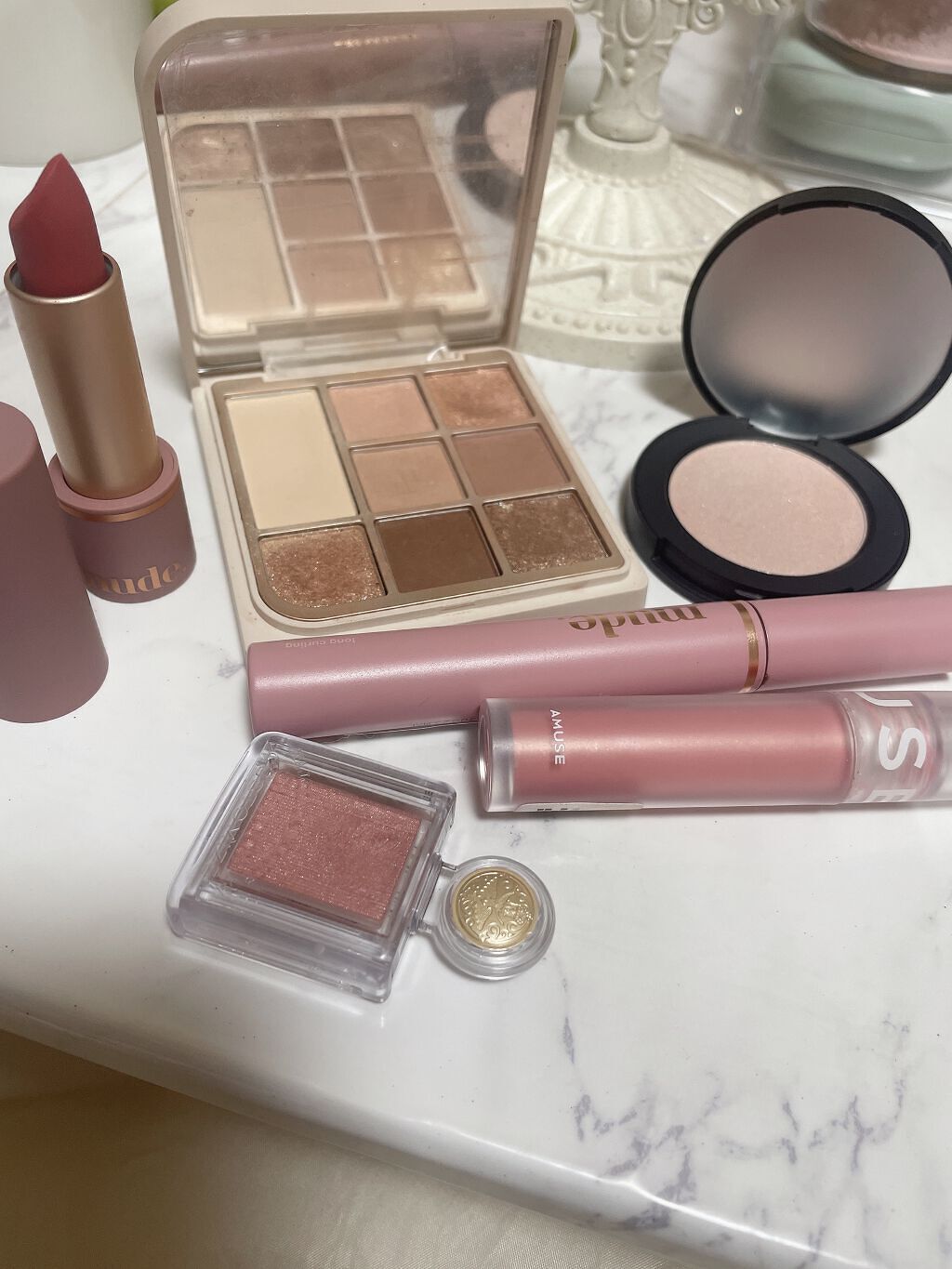 ベイクドハイライター/heme/パウダーハイライトを使ったクチコミ（1枚目）