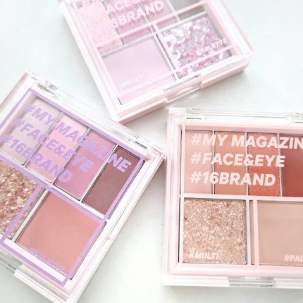 16 MY MAGAZINE/16BRAND/アイシャドウパレットを使ったクチコミ(5枚目)
