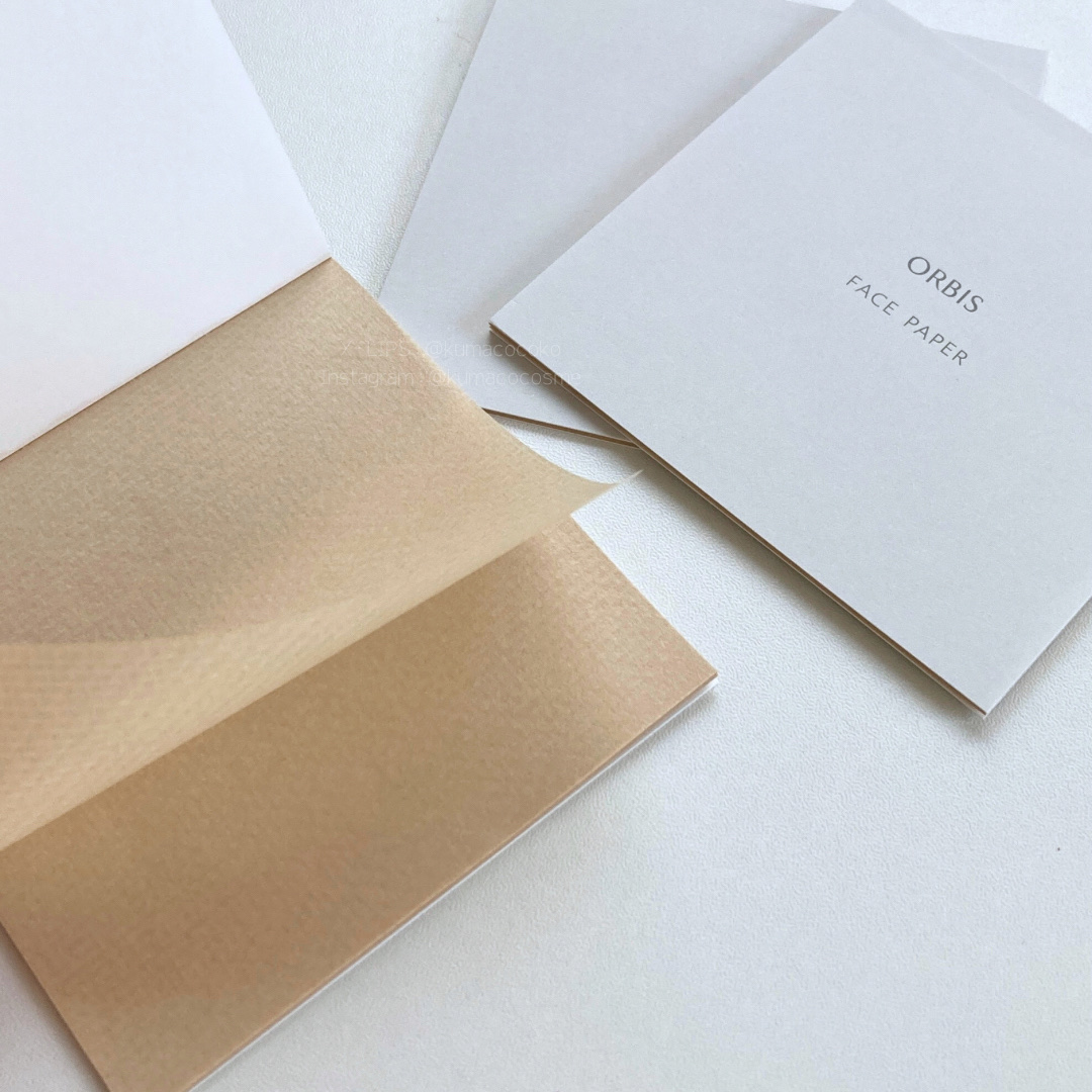 オルビス あぶらとり紙のクチコミ「何度もリピ🫶🏻

肌あたりやわらか
大きめ正方形サイズのあぶらとり紙


－－－－－－－－－－.....」（1枚目）