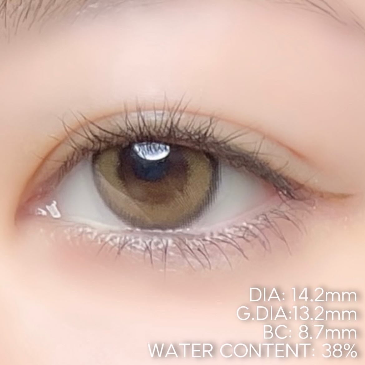 サンドシリーズ/LENSSIS/カラーコンタクトレンズを使ったクチコミ(5枚目)