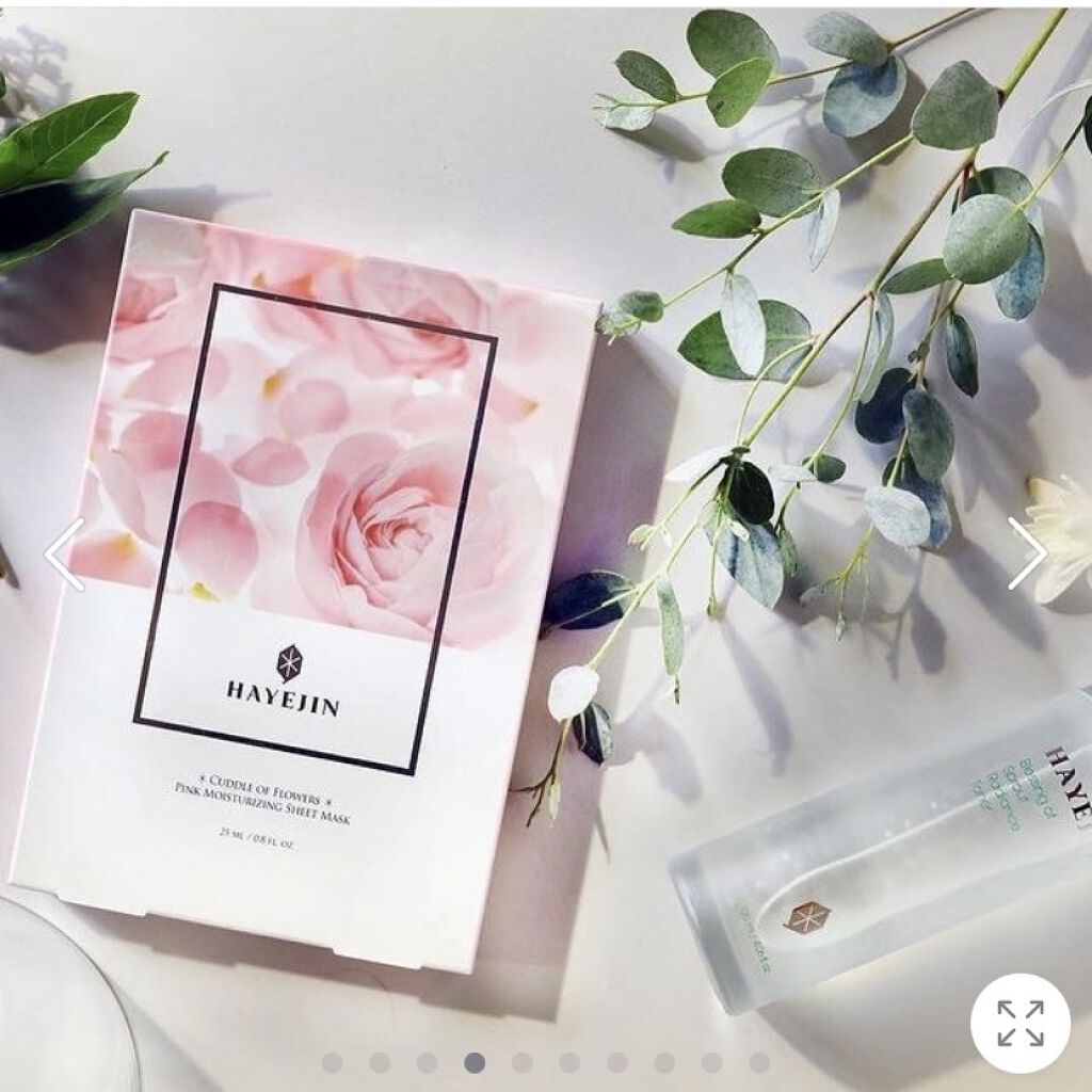 カドルオブフラワーズピンクモイスチャーライジングシートマスク/HAYEJIN/シートマスク・パックを使ったクチコミ（2枚目）