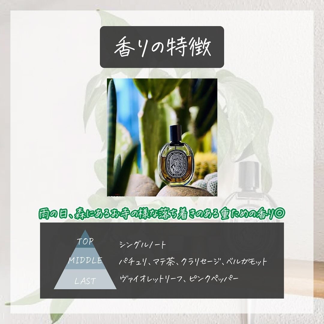 試してみた】オードパルファン テンポ diptyqueのリアルな口コミ 試してみた】オードパルファン テンポ diptyqueのリアルな口コミ