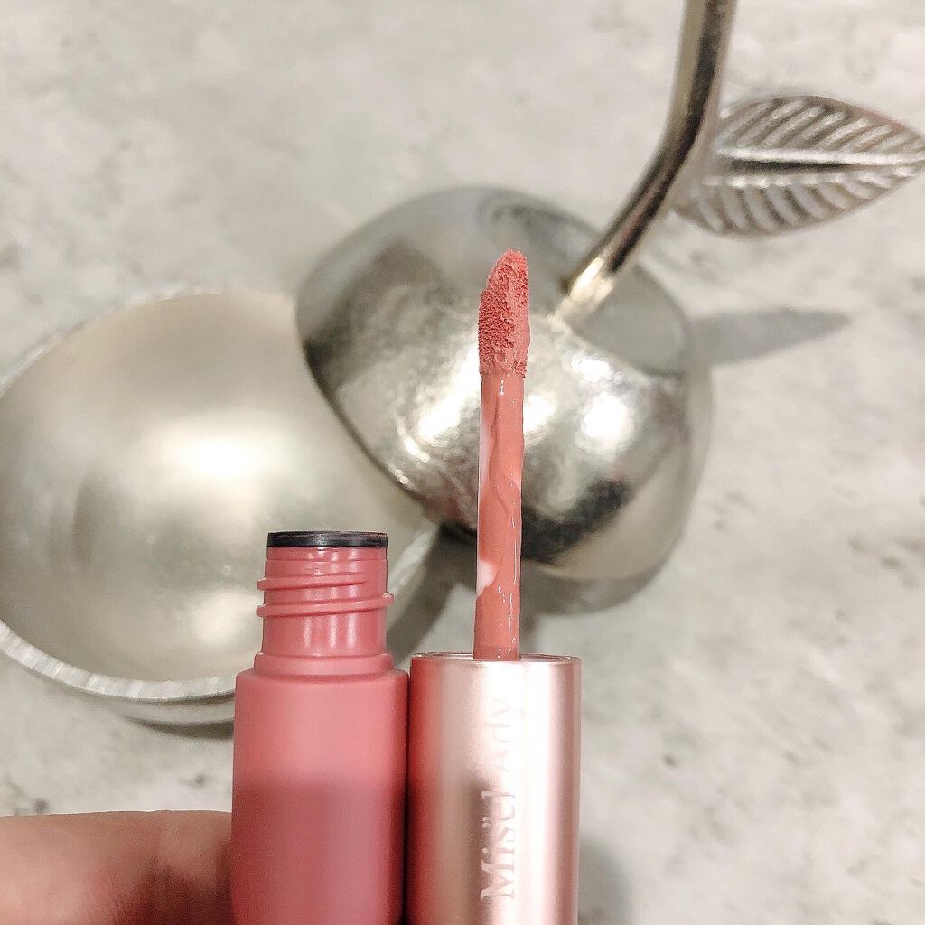 ウォータリーリップティント マット 03 ローズピンク/ミゼルエディ/リップティントを使ったクチコミ（2枚目）